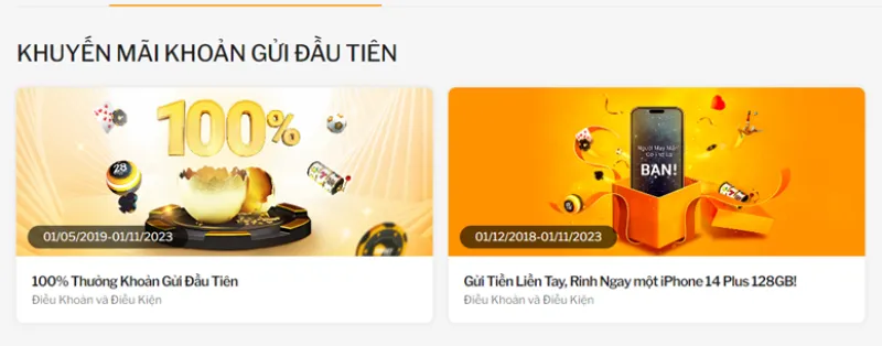 Khuyến mãi khoản gửi đầu tiên 188BET