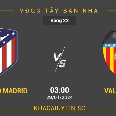Nhận định Atletico Madrid vs Valencia, 03h00 ngày 29/01