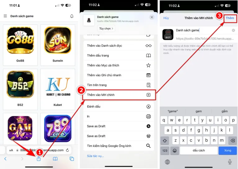 Cài đặt Hack Tài Xỉu trên điện thoại IOS (Iphone)