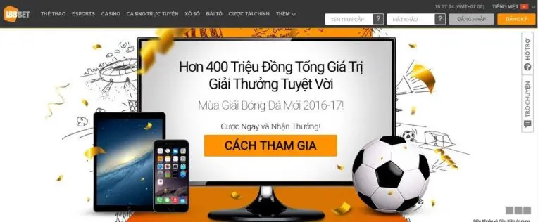 Lợi thế của 188Bet khi so sánh nhà cái Fun88 và 188Bet: